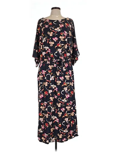 Pre-owned Garnet Hill Casual Dress In Black
