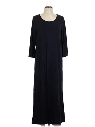 Pre-owned Garnet Hill Casual Dress In Black