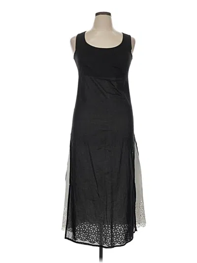 Pre-owned Garnet Hill Casual Dress In Black