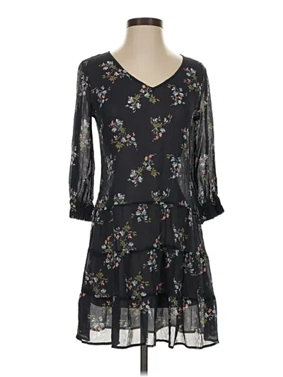 Pre-owned Garnet Hill Casual Dress In Black