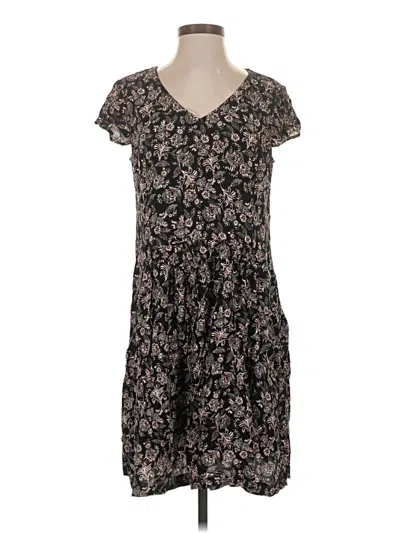 Pre-owned Garnet Hill Casual Dress In Black