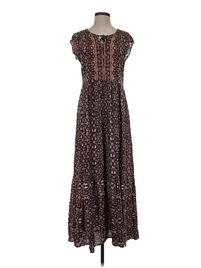 Pre-owned Garnet Hill Casual Dress In Black