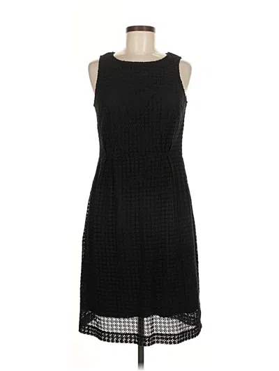 Pre-owned Garnet Hill Casual Dress In Black