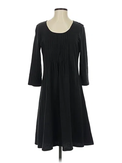 Pre-owned Garnet Hill Casual Dress In Black