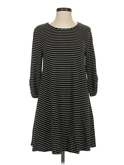 Pre-owned Garnet Hill Casual Dress In Black