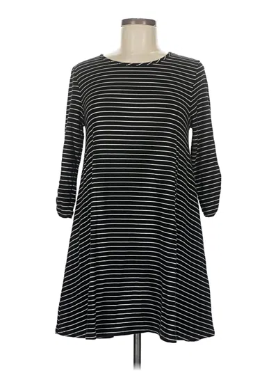 Pre-owned Garnet Hill Casual Dress In Black