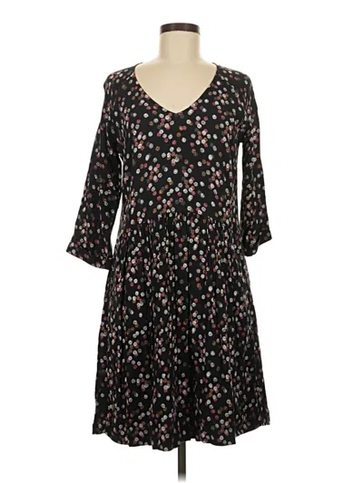Pre-owned Garnet Hill Casual Dress In Black