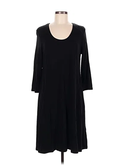 Pre-owned Garnet Hill Casual Dress In Black