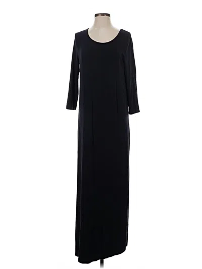 Pre-owned Garnet Hill Casual Dress In Black