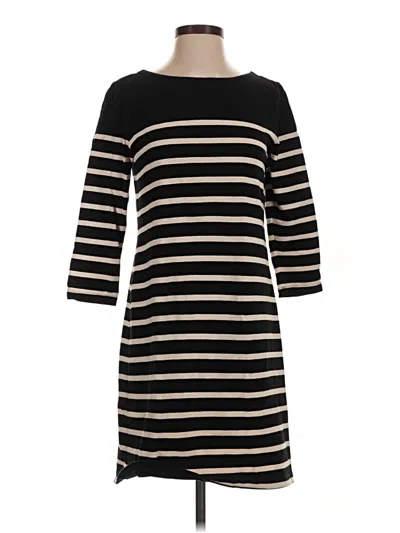 Pre-owned Garnet Hill Casual Dress In Black