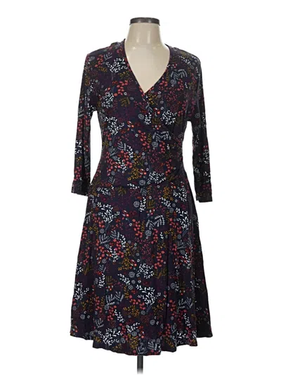 Pre-owned Garnet Hill Casual Dress In Black
