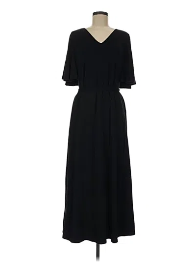 Pre-owned Garnet Hill Casual Dress In Black
