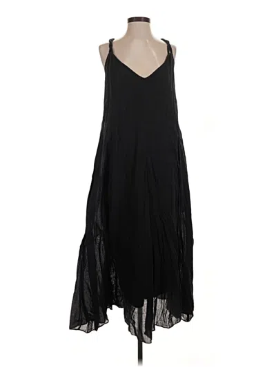 Pre-owned Garnet Hill Casual Dress In Black