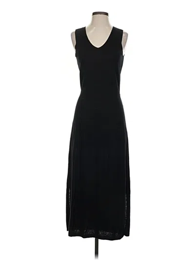 Pre-owned Garnet Hill Casual Dress In Black