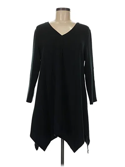 Pre-owned Garnet Hill Casual Dress In Black