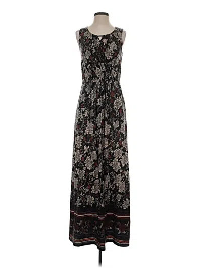 Pre-owned Garnet Hill Casual Dress In Black