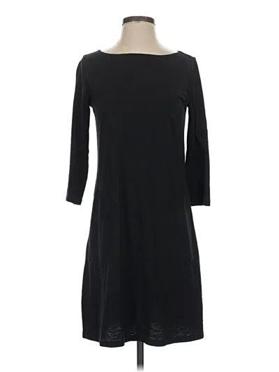 Pre-owned Garnet Hill Casual Dress In Black