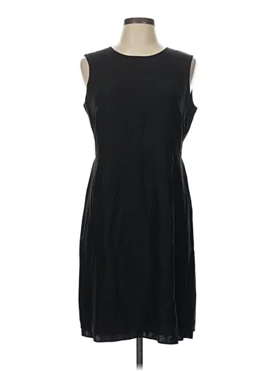 Pre-owned Garnet Hill Casual Dress In Black