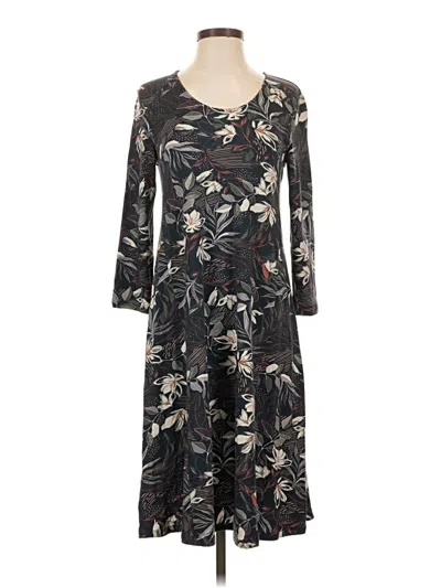 Pre-owned Garnet Hill Casual Dress In Black