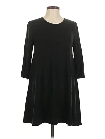 Pre-owned Garnet Hill Casual Dress In Black