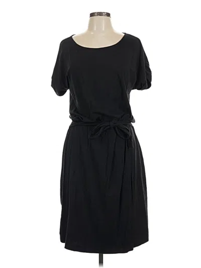 Pre-owned Garnet Hill Casual Dress In Black