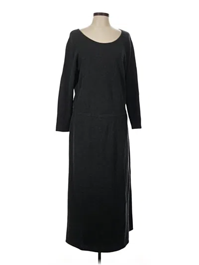 Pre-owned Garnet Hill Casual Dress In Black