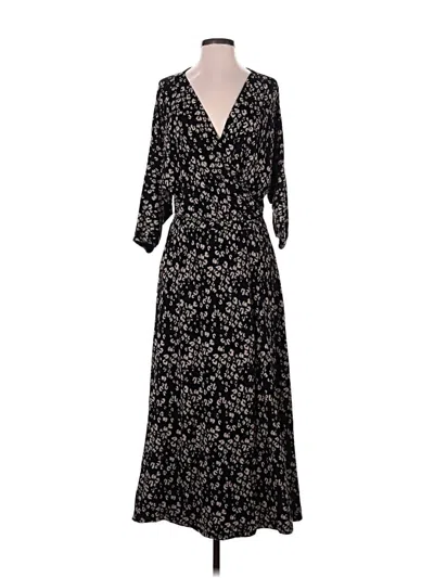 Pre-owned Garnet Hill Casual Dress In Black