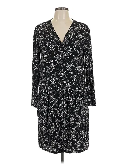 Pre-owned Garnet Hill Casual Dress In Black
