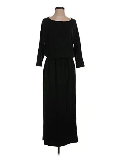 Pre-owned Garnet Hill Casual Dress In Black