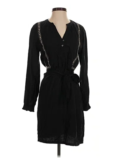Pre-owned Garnet Hill Casual Dress In Black