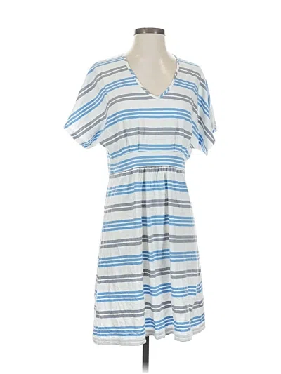 Pre-owned Garnet Hill Casual Dress In Blue