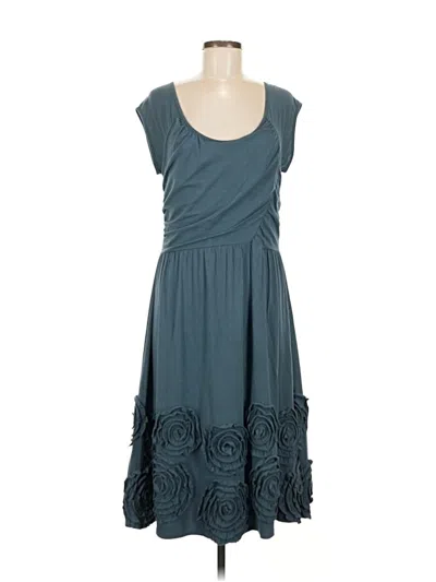 Pre-owned Garnet Hill Casual Dress In Blue