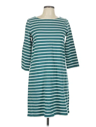 Pre-owned Garnet Hill Casual Dress In Blue