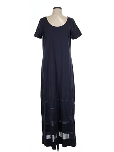 Pre-owned Garnet Hill Casual Dress In Blue