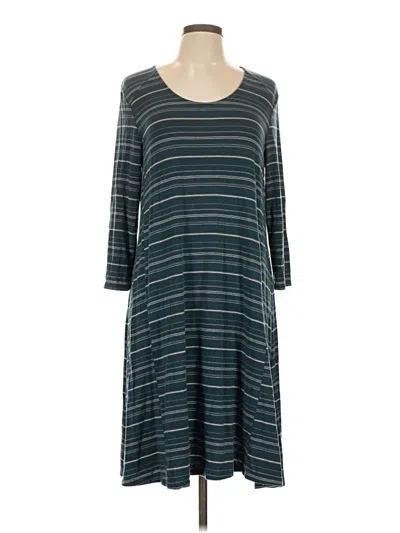 Pre-owned Garnet Hill Casual Dress In Blue