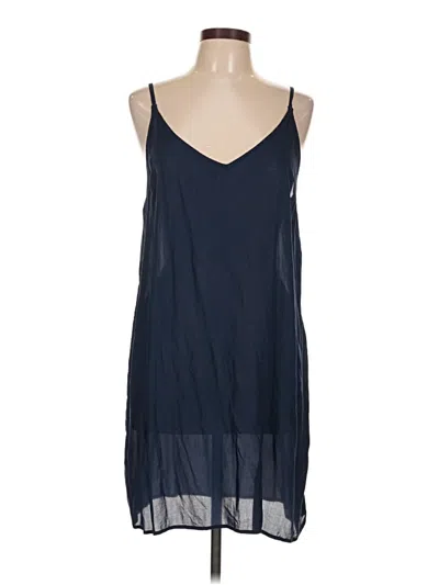 Pre-owned Garnet Hill Casual Dress In Blue