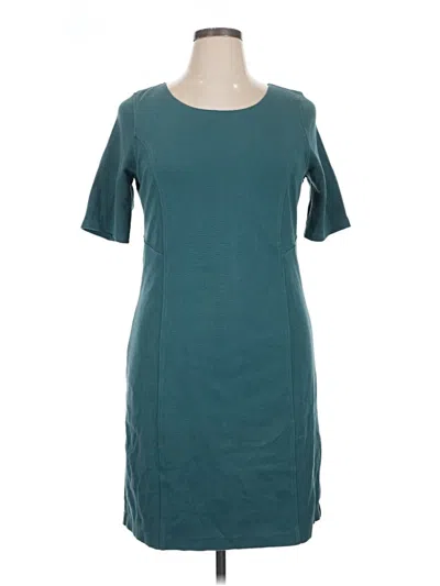 Pre-owned Garnet Hill Casual Dress In Blue