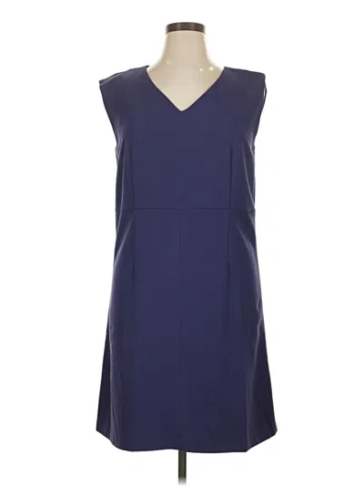 Pre-owned Garnet Hill Casual Dress In Blue