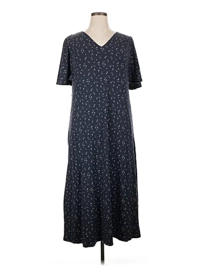 Pre-owned Garnet Hill Casual Dress In Blue