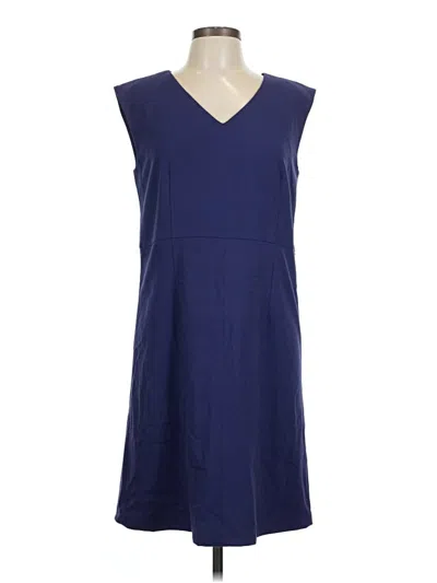 Pre-owned Garnet Hill Casual Dress In Blue