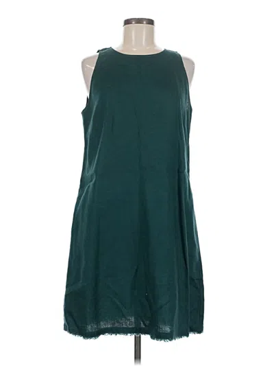 Pre-owned Garnet Hill Casual Dress In Blue