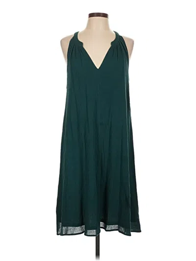 Pre-owned Garnet Hill Casual Dress In Blue