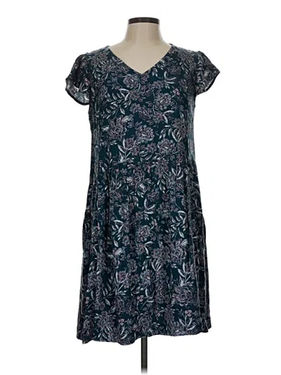 Pre-owned Garnet Hill Casual Dress In Blue