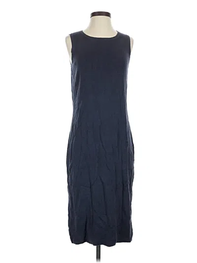 Pre-owned Garnet Hill Casual Dress In Blue