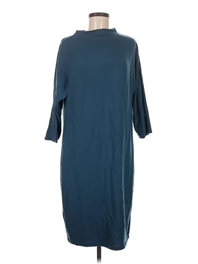 Pre-owned Garnet Hill Casual Dress In Blue