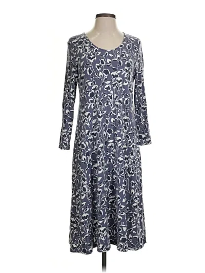 Pre-owned Garnet Hill Casual Dress In Blue