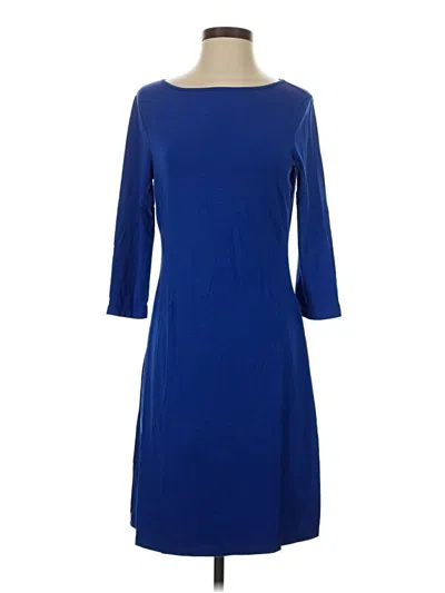 Pre-owned Garnet Hill Casual Dress In Blue