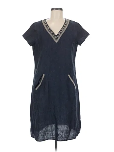 Pre-owned Garnet Hill Casual Dress In Blue