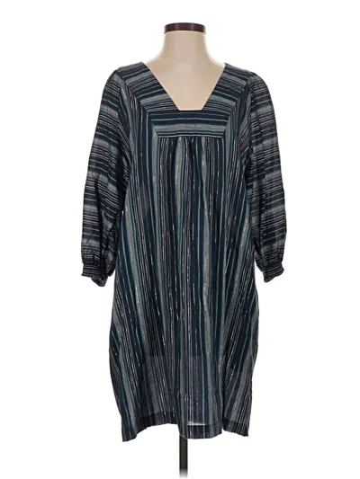 Pre-owned Garnet Hill Casual Dress In Blue