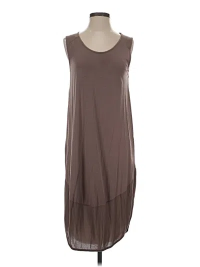 Pre-owned Garnet Hill Casual Dress In Brown